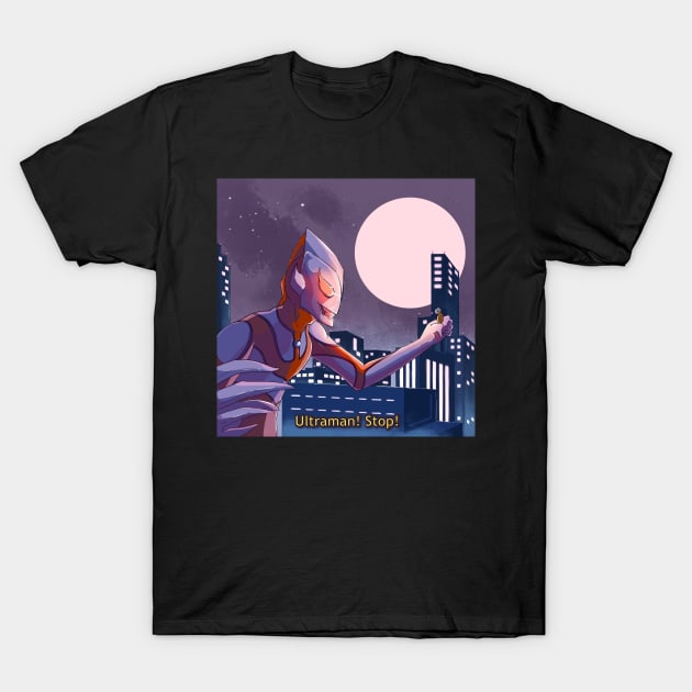 Imitation Ultraman! - 80S ANIME AESTHETIC CONCEPT T-Shirt by Hojyn